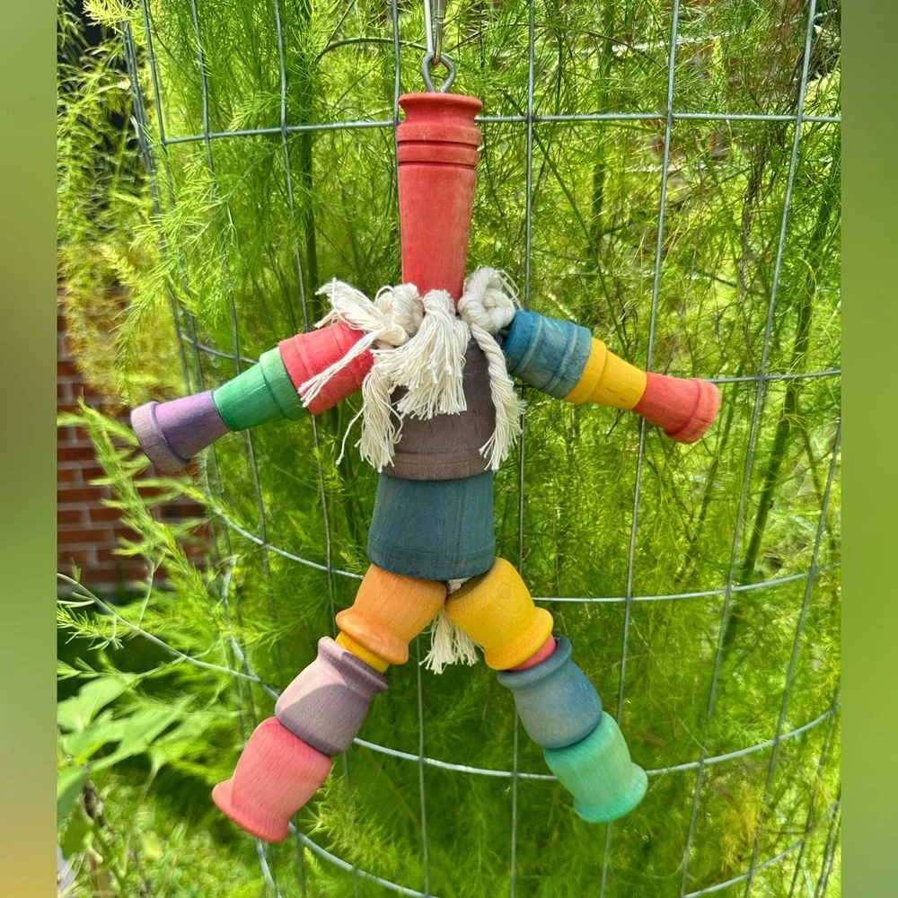 Handmade - Robo-Bot Medium Parrot Toy